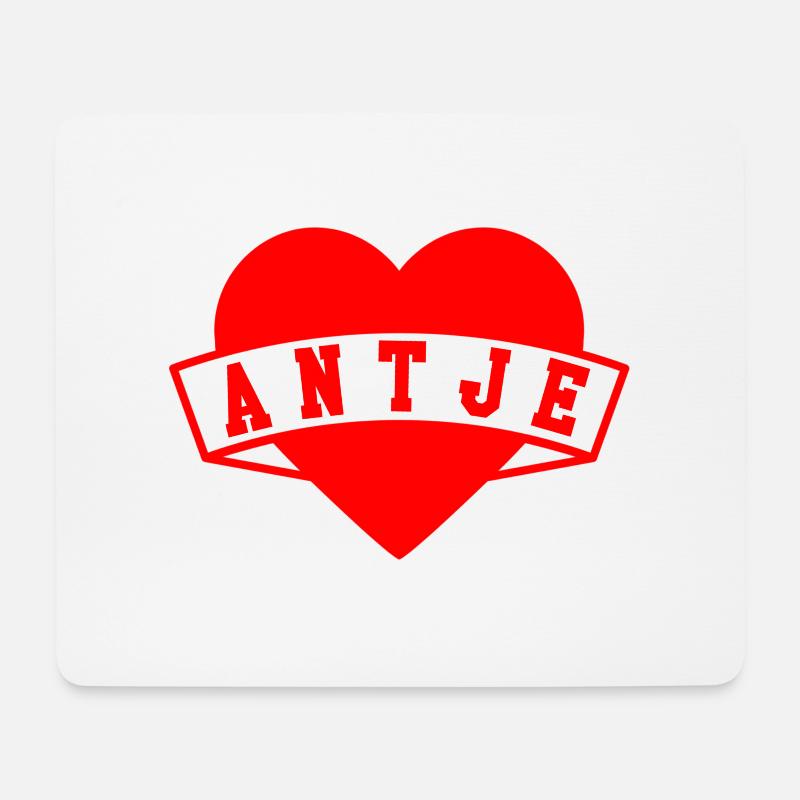 Antje Herzen - Mousepad (Querformat) - Weiß