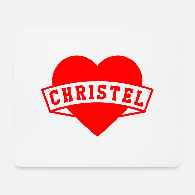 Christel Herzen - Mousepad (Querformat) - Weiß