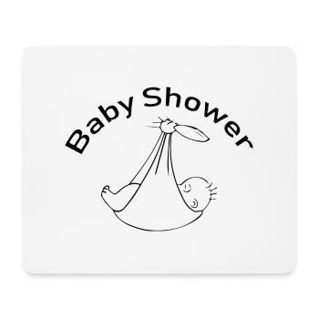 Grossesse Baby shower Babyshower Boy Girl - Tapis de souris (format paysage) - blanc - Devant
