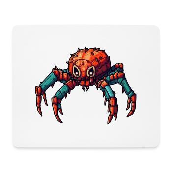 Colorful robert spider in vivid colors - Mouse Pad (horizontal) - white - Front