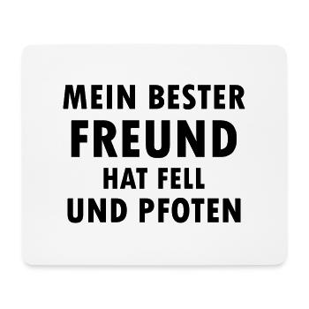 Dog Hund - Mousepad (Querformat) - Weiß - Vorne