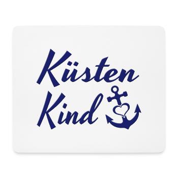 Küsten Kind Küsten Kind. Meer norddeutsch Hamburg - Mousepad (Querformat) - Weiß - Vorne