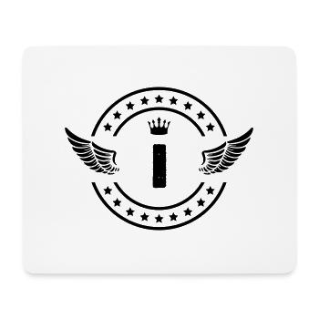 Armoiries I - Tapis de souris (format paysage) - blanc - Devant