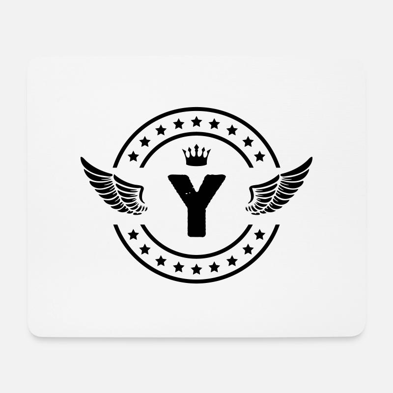 wappen y - Mousepad (Querformat) - Weiß