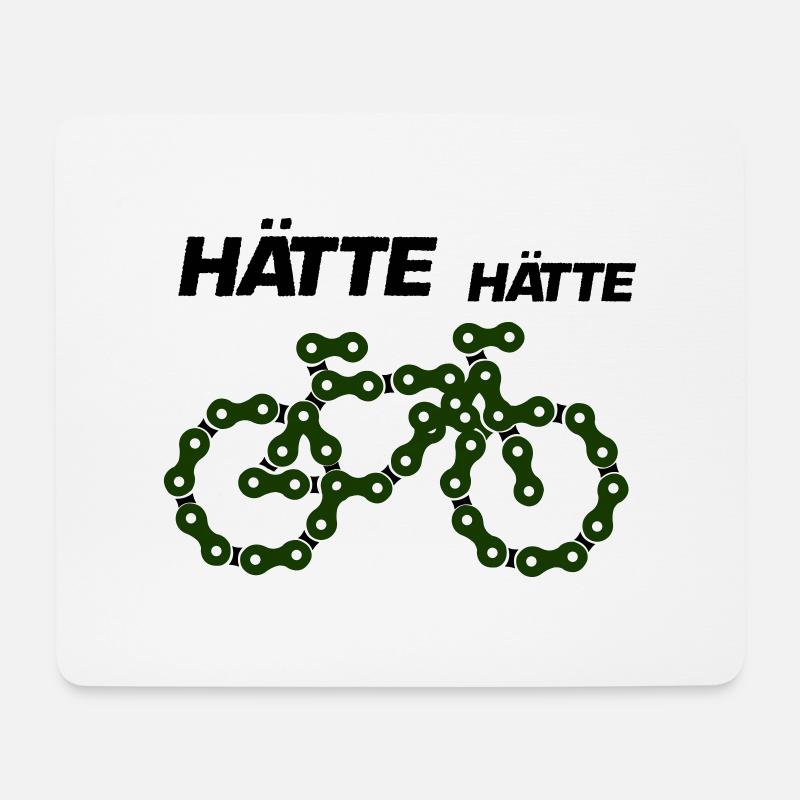 fahrrad - Mousepad (Querformat) - Weiß
