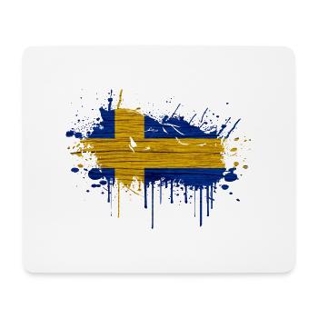 Suède Suède Scandinavie Pays nordiques Viking Europe - Tapis de souris (format paysage) - blanc - Devant