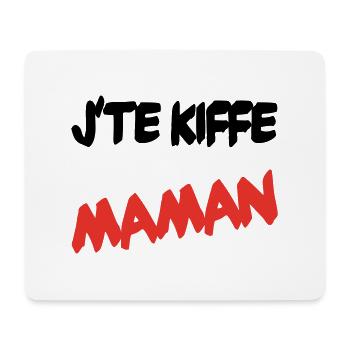 I love you mom - Mouse Pad (horizontal) - white - Front