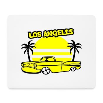 Los Angeles Lowrider - Tapis de souris (format paysage) - blanc - Devant