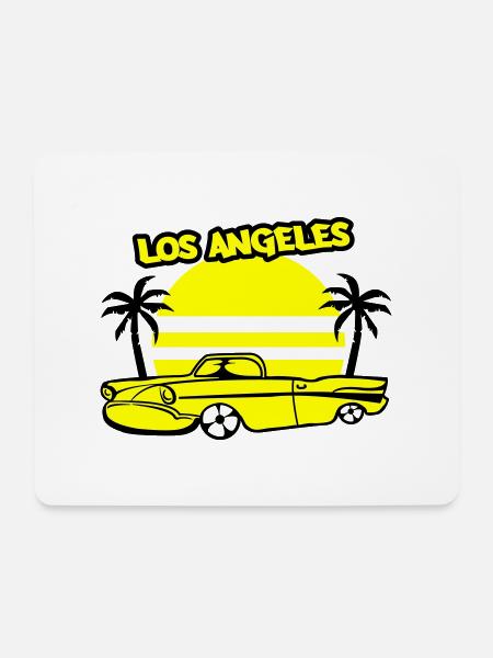 Los Angeles Lowrider - Mousepad (Querformat) - Weiß