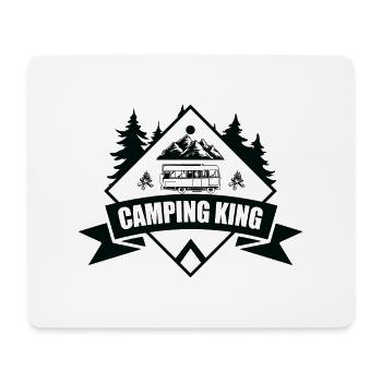 Camping camping-car caravane aventure - Tapis de souris (format paysage) - blanc - Devant