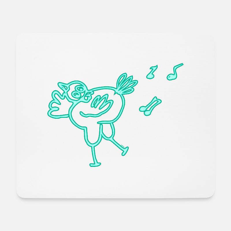 Neon Chicken - Mouse Pad (horizontal) - white