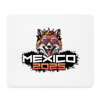 Mexiko 2025 Party Fuchs - Mousepad (Querformat) - Weiß - Vorne