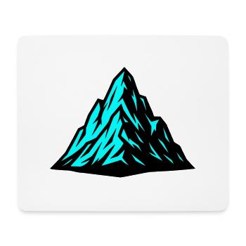 Mountain Alps Icon - Mouse Pad (horizontal) - white - Front