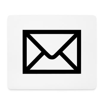 Brief - Post - Email - Mousepad (Querformat) - Weiß - Vorne