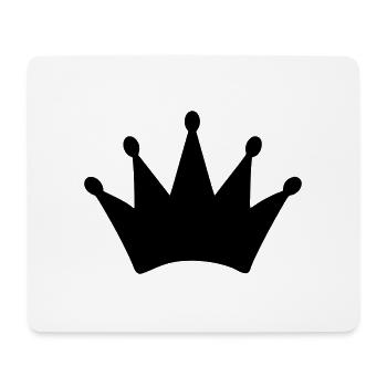 krone - Mousepad (Querformat) - Weiß - Vorne