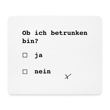 Party - Mousepad (Querformat) - Weiß - Vorne