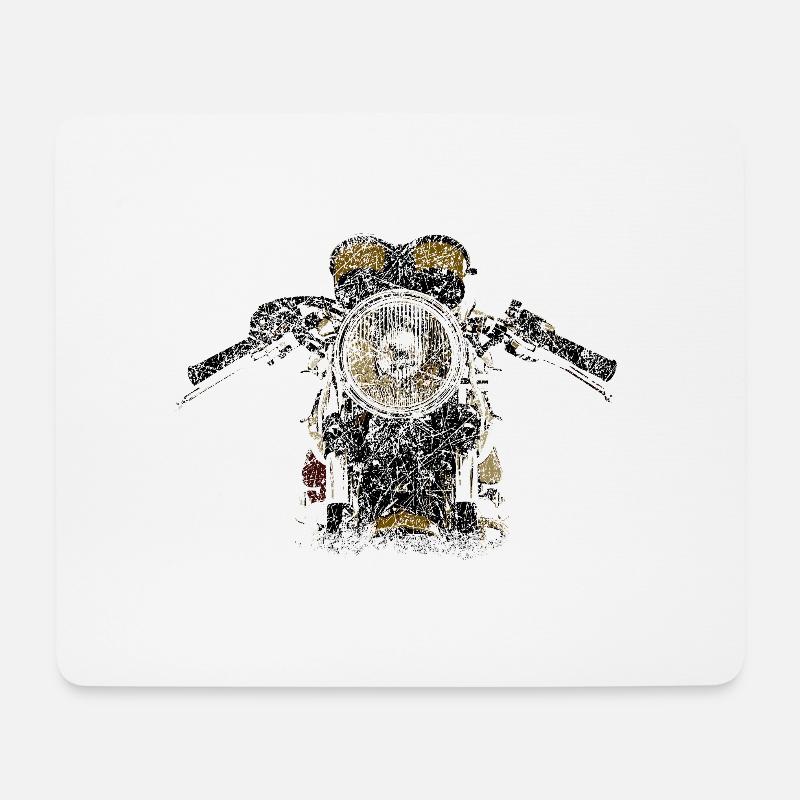 Triumph Motorrad - Mousepad (Querformat) - Weiß