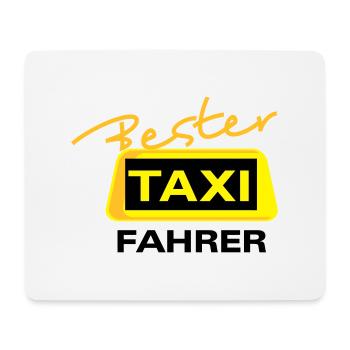 Bester Taxi Fahrer 1 - Mousepad (Querformat) - Weiß - Vorne