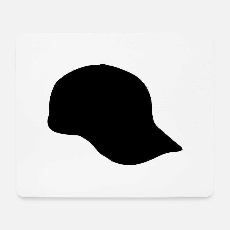 basecap - Mousepad (Querformat) - Weiß