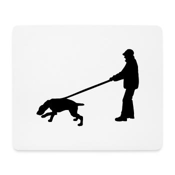 mantrailer_2_cb - Mousepad (Querformat) - Weiß - Vorne