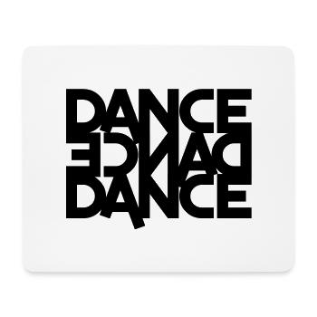 Tanz Tanz Tanz (rückwärts) - Mousepad (Querformat) - Weiß - Vorne