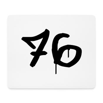 Graffiti : 76 - Mousepad (Querformat) - Weiß - Vorne