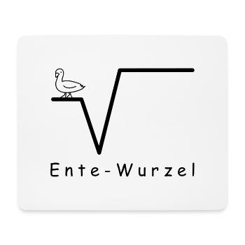 Duck-root - Mouse Pad (horizontal) - white - Front