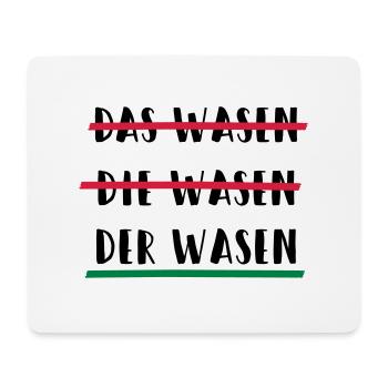 that or the Cannstatter Wasen gift - Mouse Pad (horizontal) - white - Front