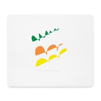 Line color - Mousepad (Querformat) - Weiß - Vorne