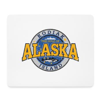 Alaska Kodiak Island (oldstyle) - Mousepad (Querformat) - Weiß - Vorne
