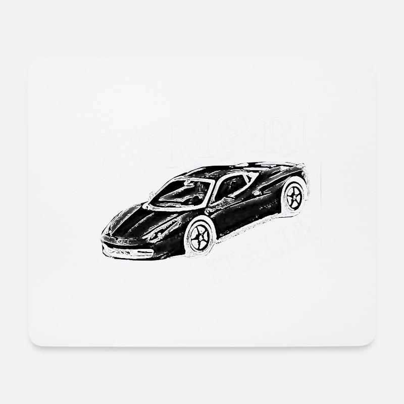 Ferrari Italia - Mousepad (Querformat) - Weiß