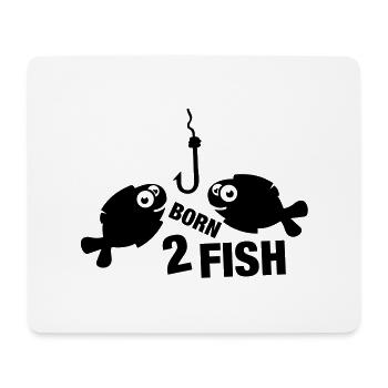 born_2_fish_comic_t1 - Tapis de souris (format paysage) - blanc - Devant