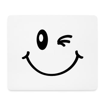 smile___f1 - Mousepad (Querformat) - Weiß - Vorne