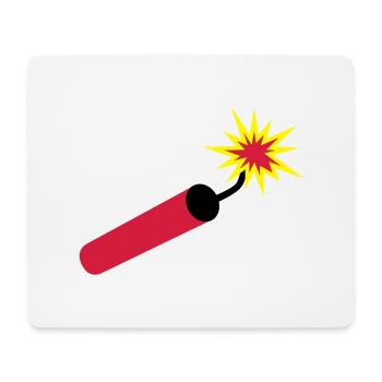 dynamit___f3 - Mouse Pad (horizontal) - white - Front