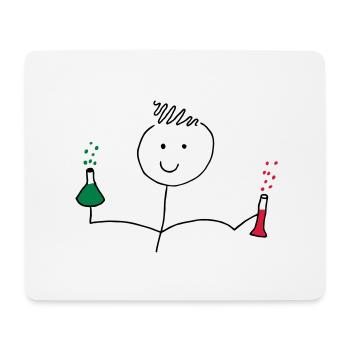 Chemie - Mousepad (Querformat) - Weiß - Vorne