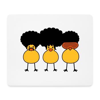 Funky Chicks - Mouse Pad (horizontal) - white - Front