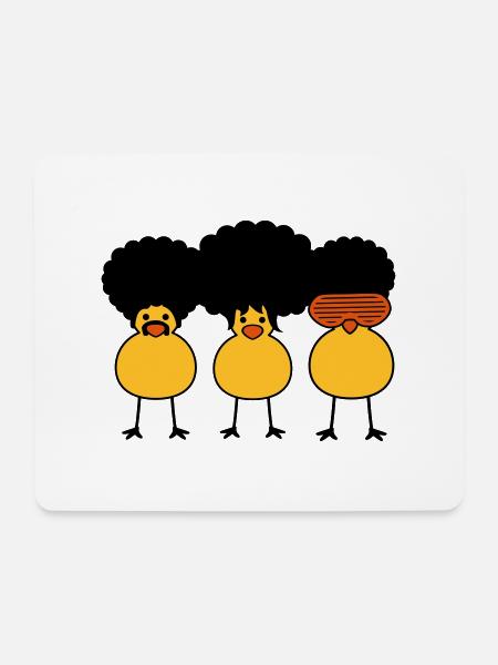 Funky Chicks - Mouse Pad (horizontal) - white