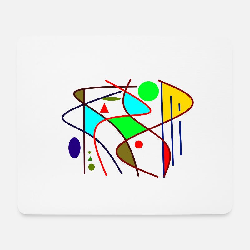 Modern - Mousepad (Querformat) - Weiß