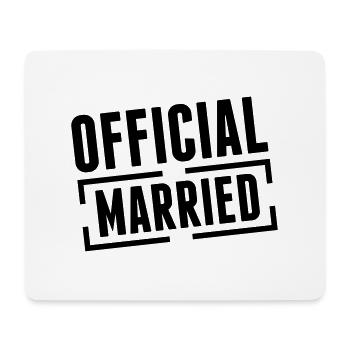 married_official_bx1 - Mouse Pad (horizontal) - white - Front