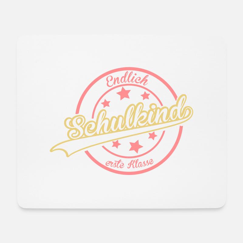 Einschulung - Mousepad (Querformat) - Weiß