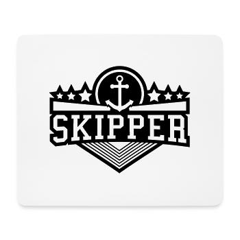 skipper_design_an1 - Tapis de souris (format paysage) - blanc - Devant