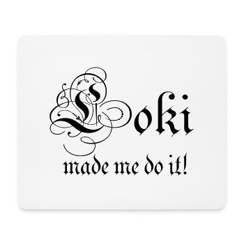 Wikinger Loki - Mousepad (Querformat) - Weiß - Vorne