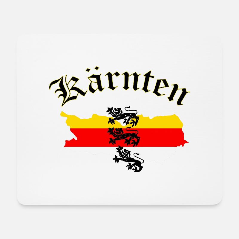 Kärnten - Mousepad (Querformat) - Weiß