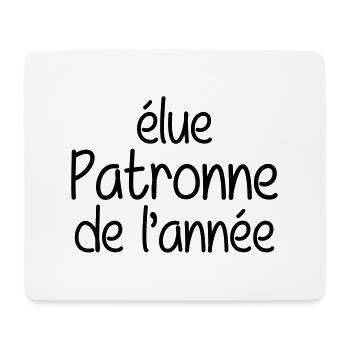 élue Patronne de l'année - Tapis de souris (format paysage) - blanc - Devant