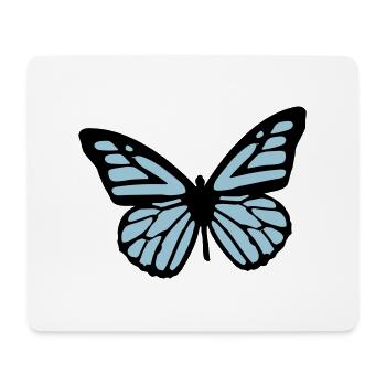 butterfly - Mouse Pad (horizontal) - white - Front