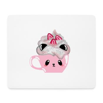 Bear mug - Mouse Pad (horizontal) - white - Front