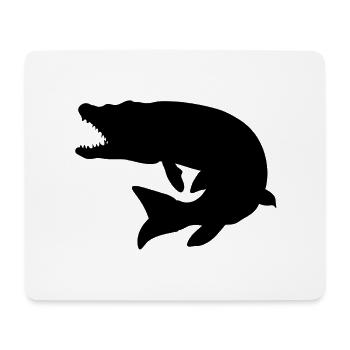 Predator fishing - Pike - Fisherman Gift - Mouse Pad (horizontal) - white - Front