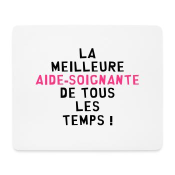 Aide Soignante / Aide Soignant / Hôpital / Médecin - Tapis de souris (format paysage) - blanc - Devant