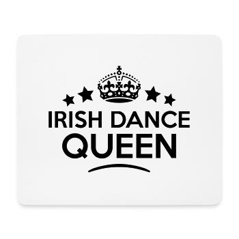 irish dance queen keep calm style copy - Mouse Pad (horizontal) - white - Front
