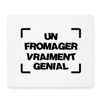 Fromager / Agriculture / Fermier / Fromage / Ferme - Tapis de souris (format paysage) - blanc - Devant